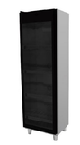 Black Glass Multifunctional Melamine Cabinet 500-G