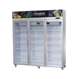 three-door cold air display cabinet  fresh-keeping cabinet  wine cabinet  beverage cooler / drink cooler