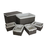paper rope storage basket