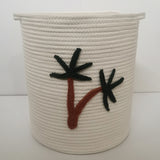 cotton thread rope storage basket
