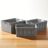 paper rope storage basket