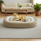 cotton string pet bed