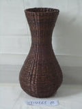 straw-woven vase