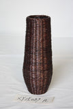 straw-woven vase