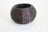 straw-woven vase