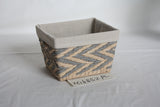 paper rope storage basket