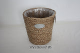 straw-woven flowerpot cover