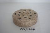 straw-woven ottoman/zabuton