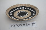 straw-woven wall decoration