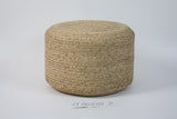 straw-woven ottoman/zabuton