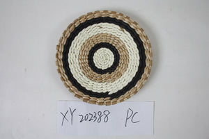 straw-woven wall decoration