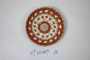 straw-woven wall decoration