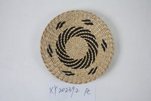 straw-woven wall decoration