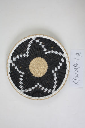 straw-woven wall decoration