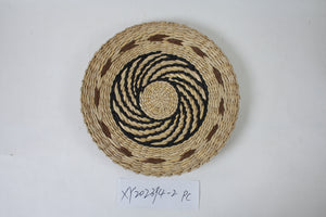 straw-woven wall decoration
