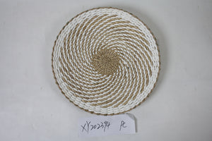 straw-woven wall decoration