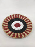 straw-woven wall decoration