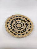 straw-woven wall decoration